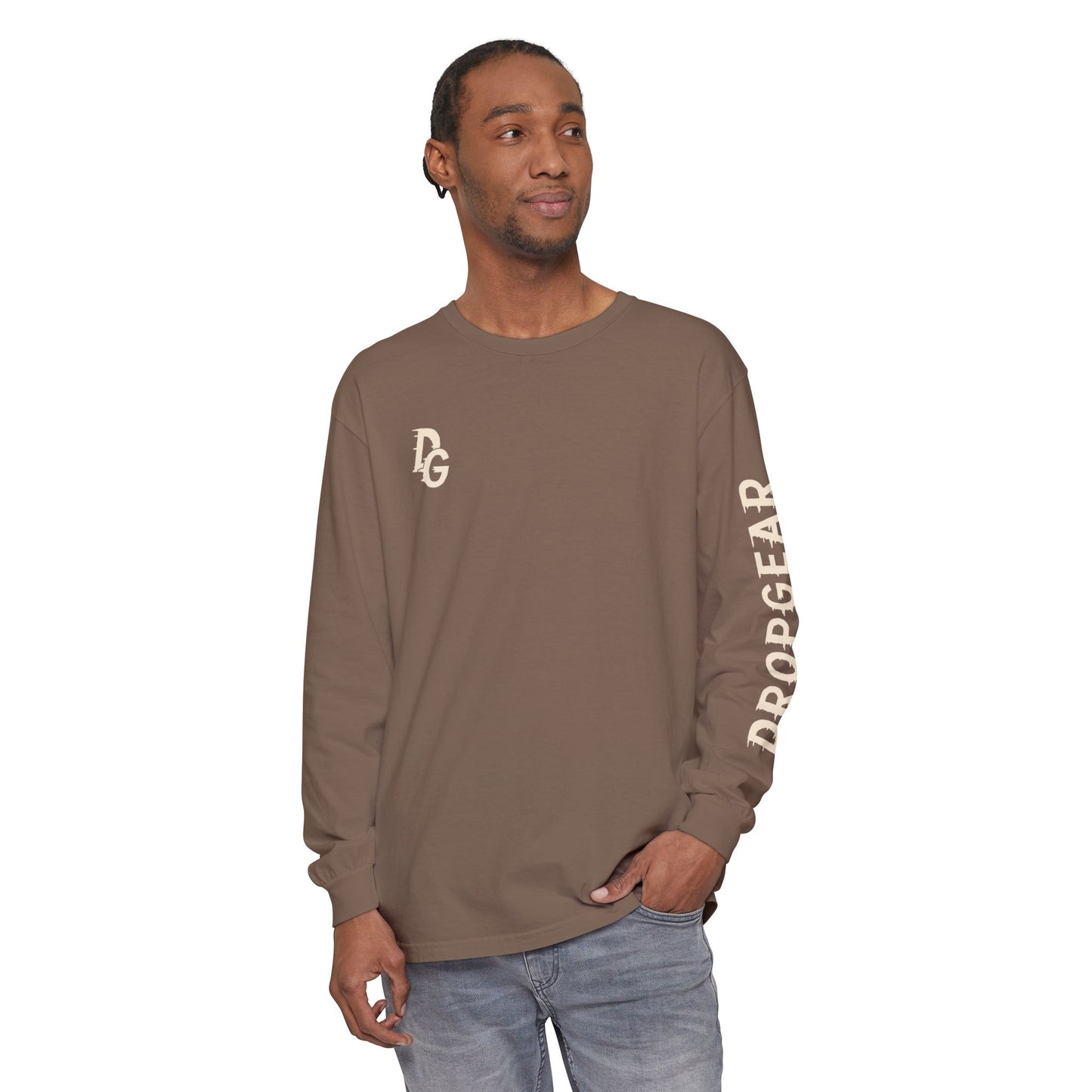 Long sleeve logo tee
